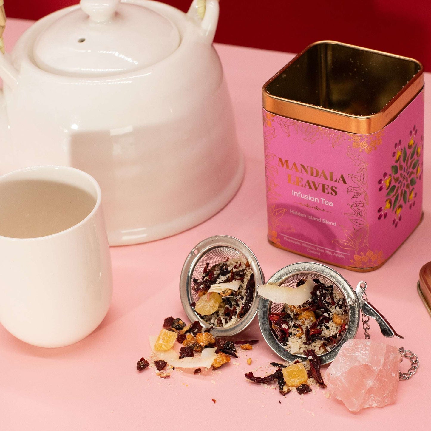 Hidden Island Blend – 50g Loose Leaf Fruit Tea (Caffeine-Free)