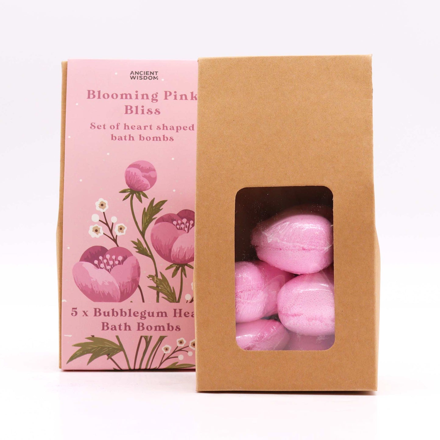 Bath Heart Gift Set - Blooming Pink Bliss