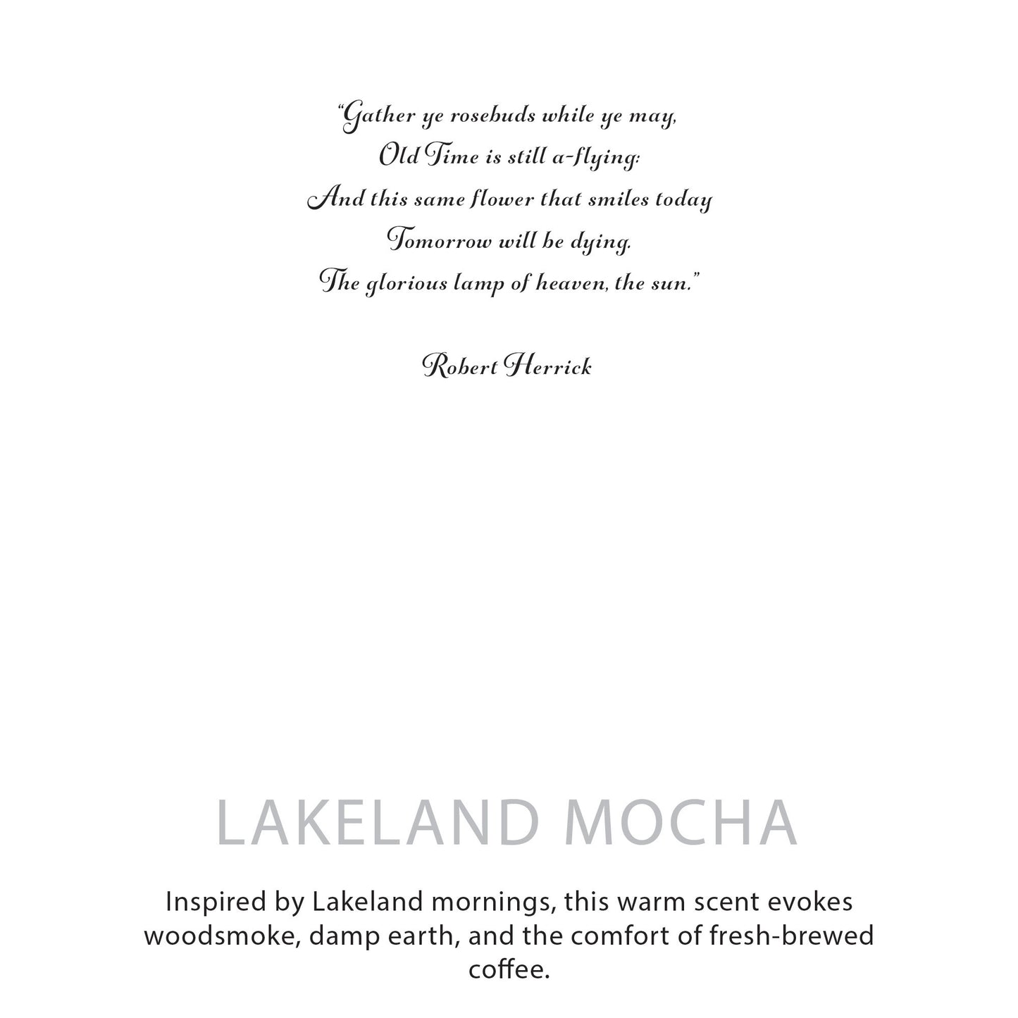 Lakeland Mocha Botanical Soy Wax Candle – 350g