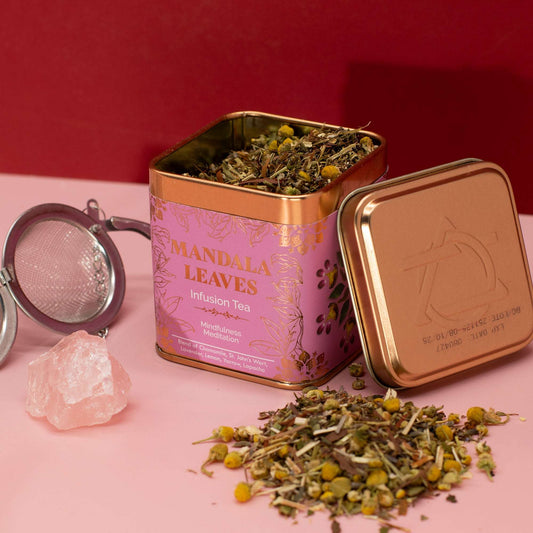 Mindfulness Meditation Tea Blend – 50g Loose Leaf Herbal Tea (Caffeine-Free)