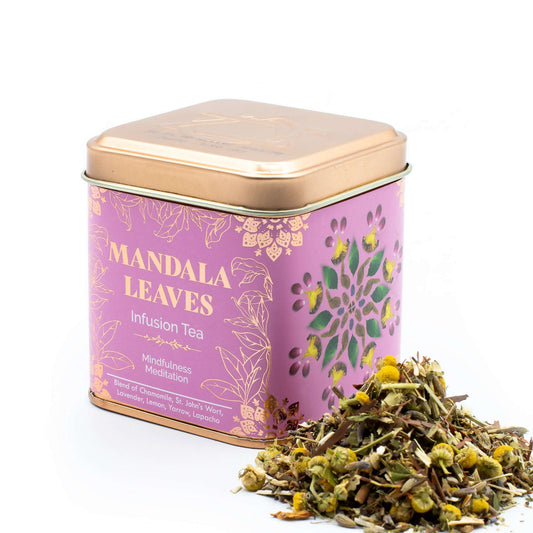 Mindfulness Meditation Tea Blend – 50g Loose Leaf Herbal Tea (Caffeine-Free)