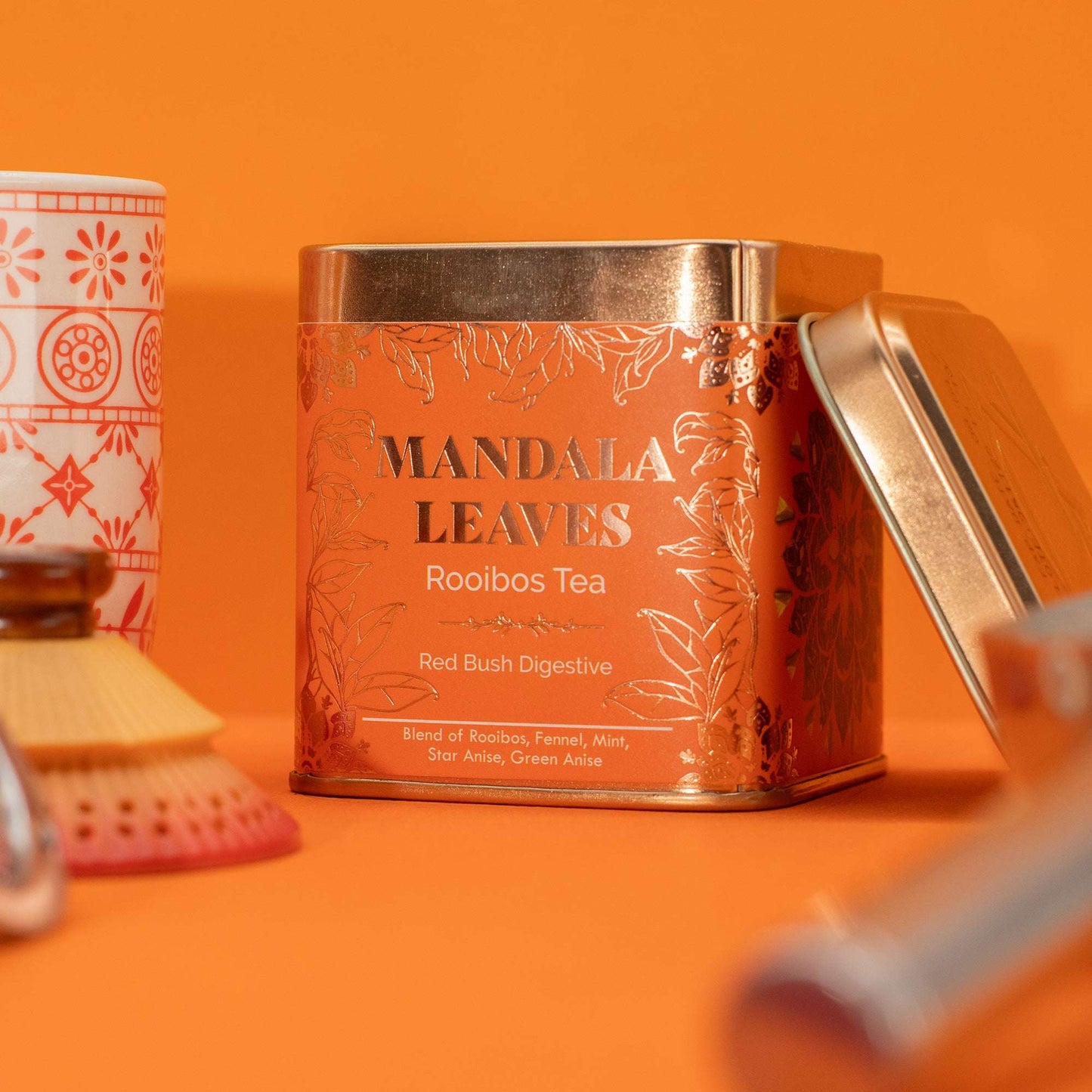 Red Bush Digestive Tea – 50g Loose Leaf Herbal Tea (Caffeine-Free)