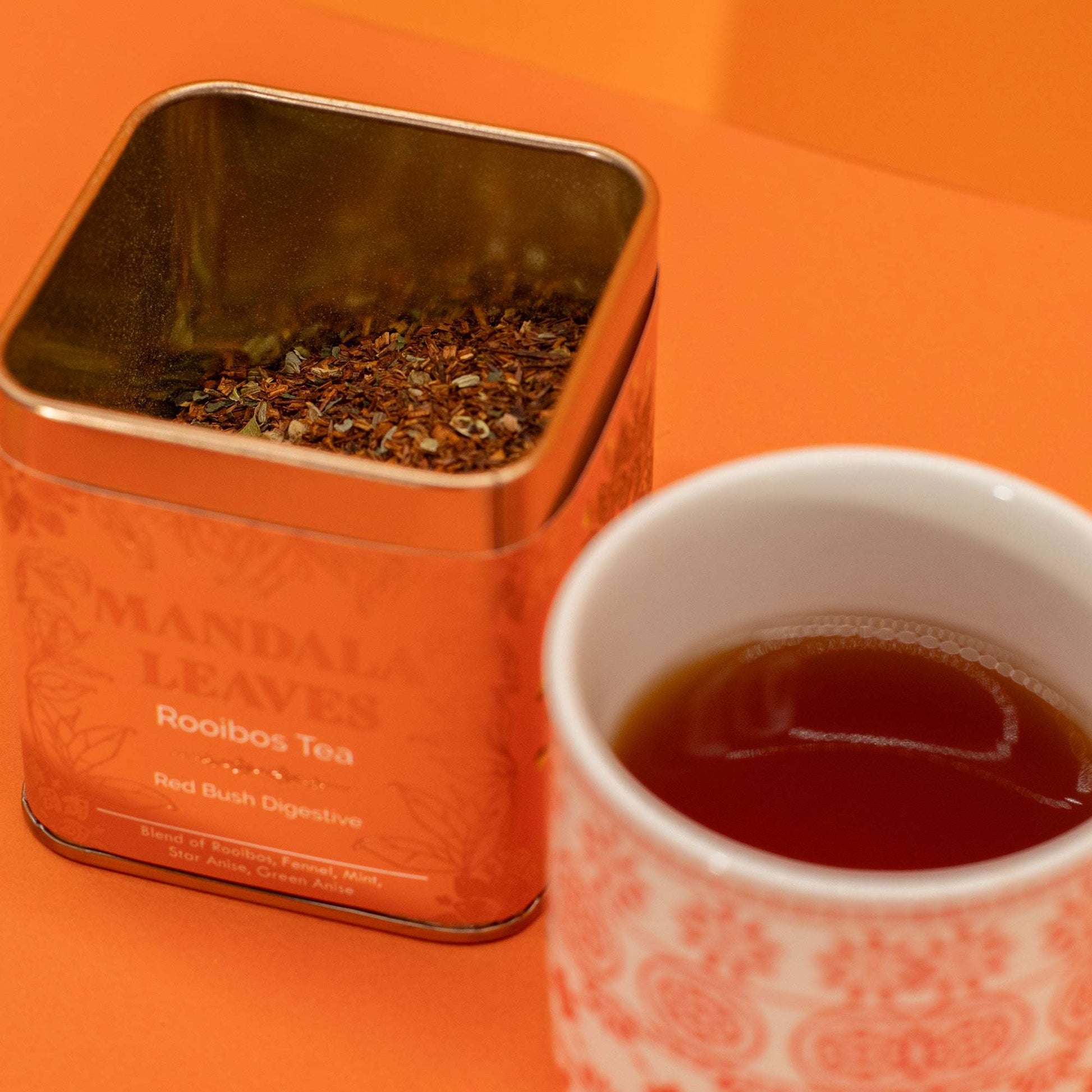 Red Bush Digestive Tea – 50g Loose Leaf Herbal Tea (Caffeine-Free)