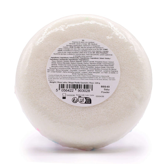 Baby Powder Butter Bubble Soap Sponge