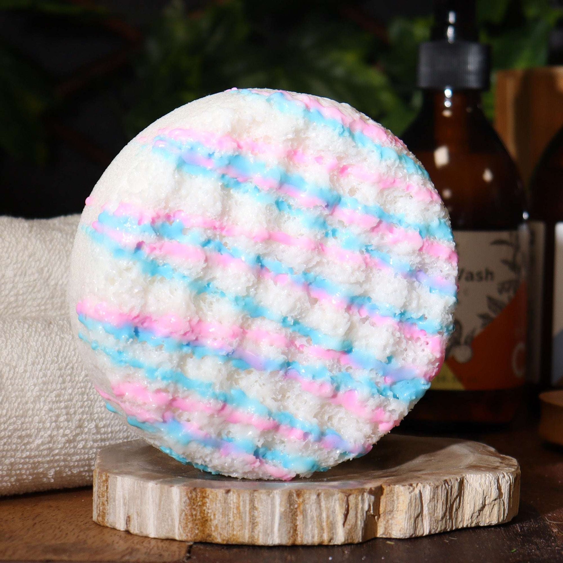 Baby Powder Butter Bubble Soap Sponge