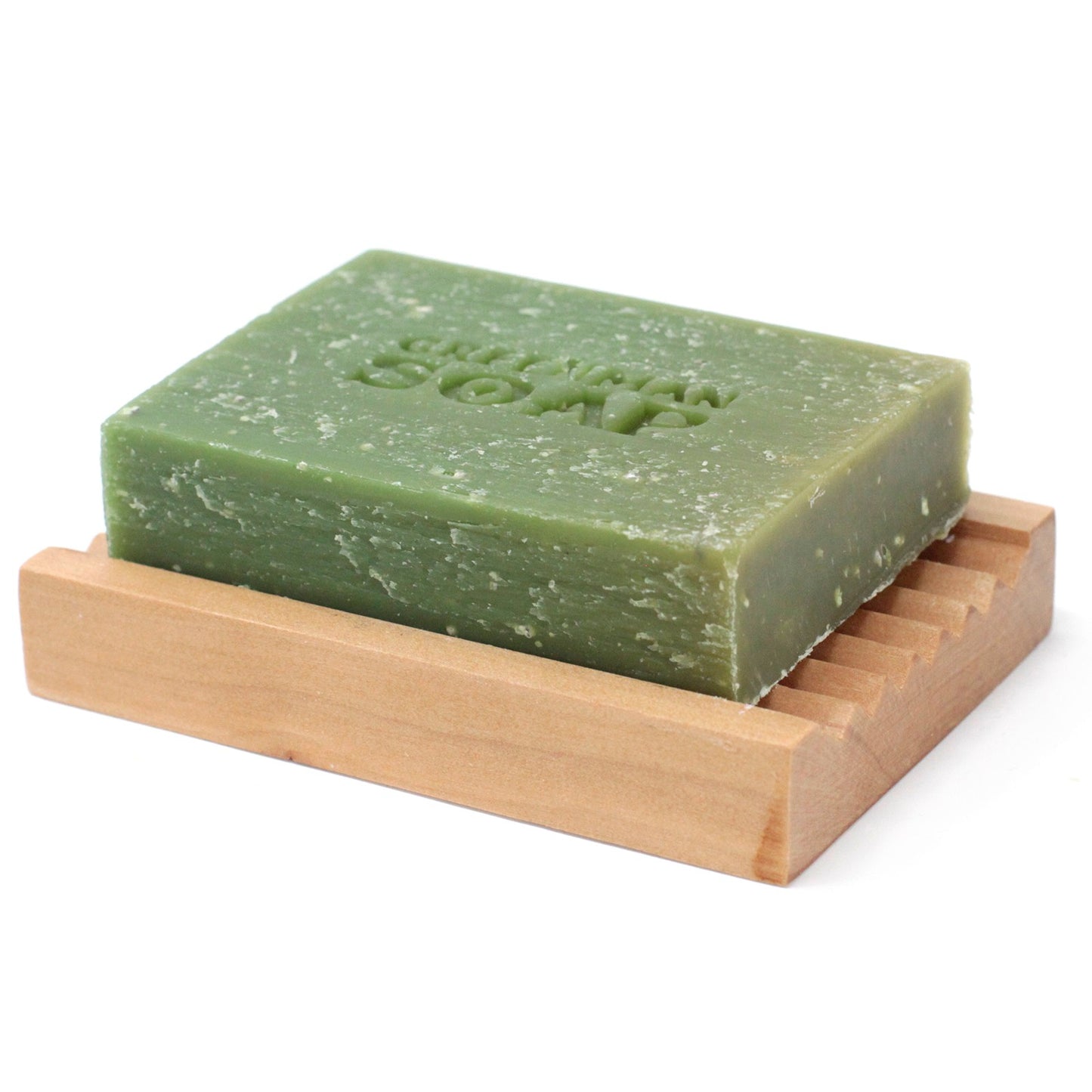Lemon & Basil Handmade Soap (Natural Exfoliating Vegan Soap Bar 100g)