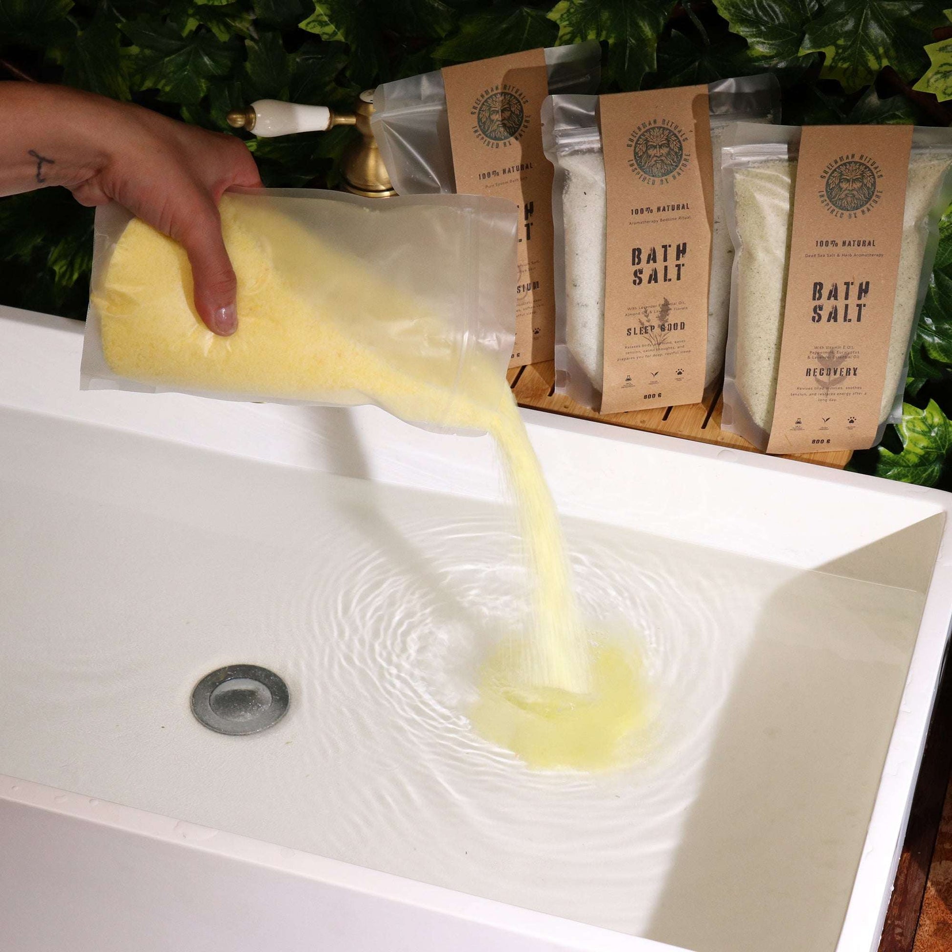 Vitamin C & Mandarin Epsom Bath Salts – Glow & Go (800g)