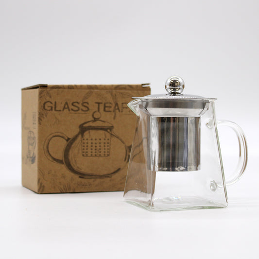 Glass Infuser Teapot – Tower Shape (350ml)