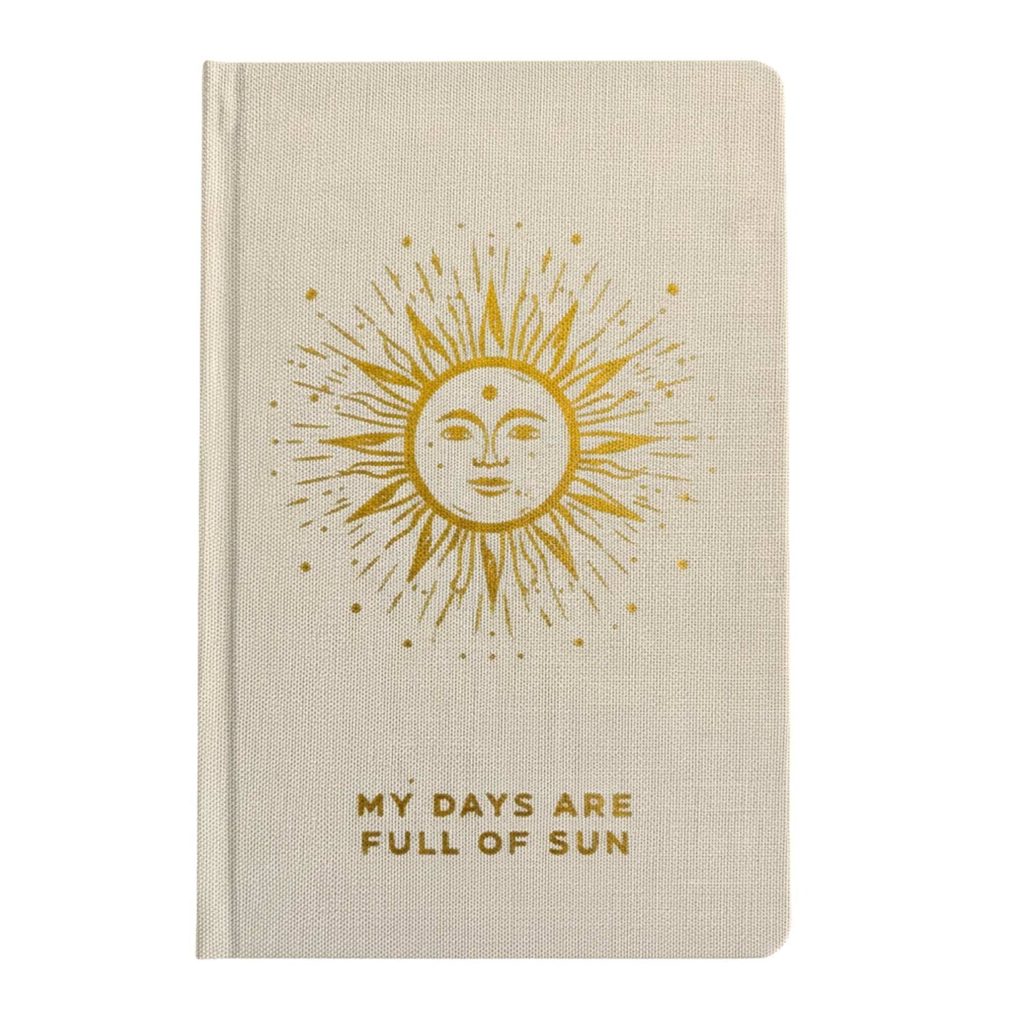 Ivory Gratitude Journal – Gold Lining (120 Pages)