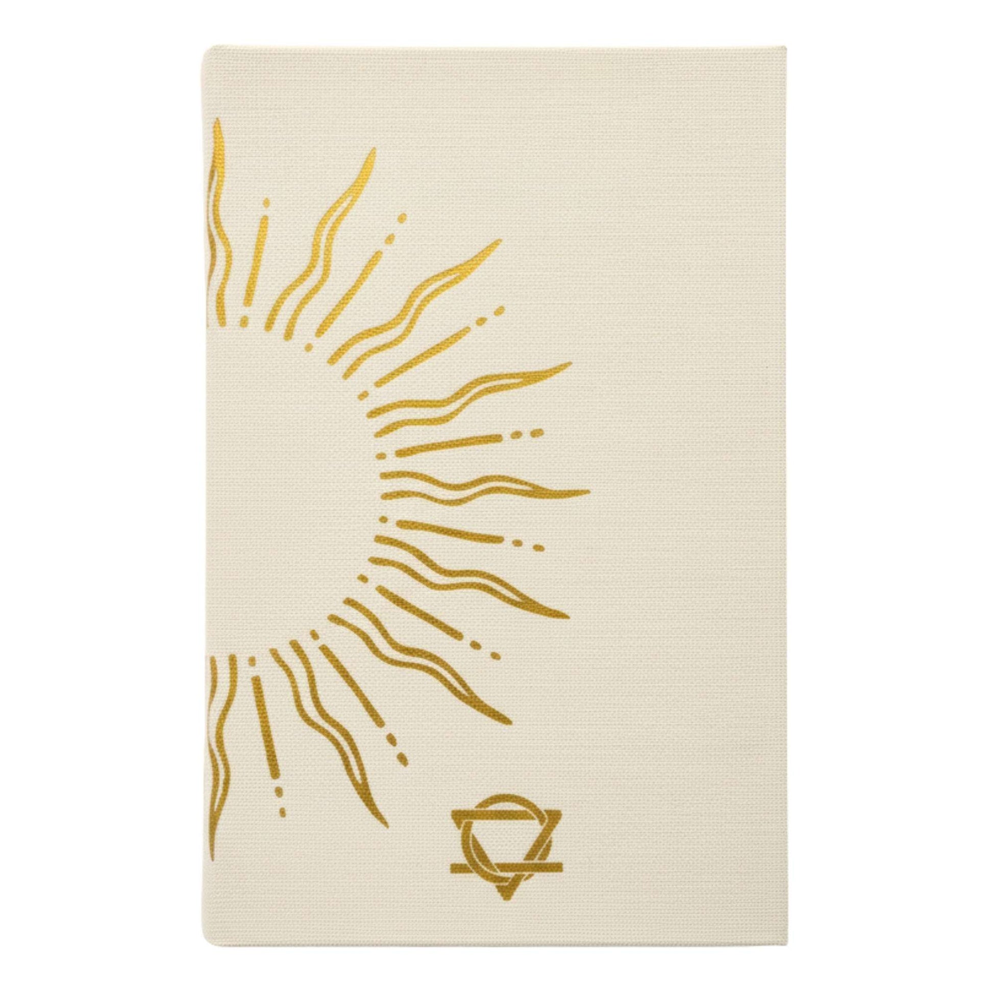 Ivory Gratitude Journal – Gold Lining (120 Pages)