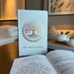 White Wellness Journal – Rose Gold Tree of Life (120 Pages)