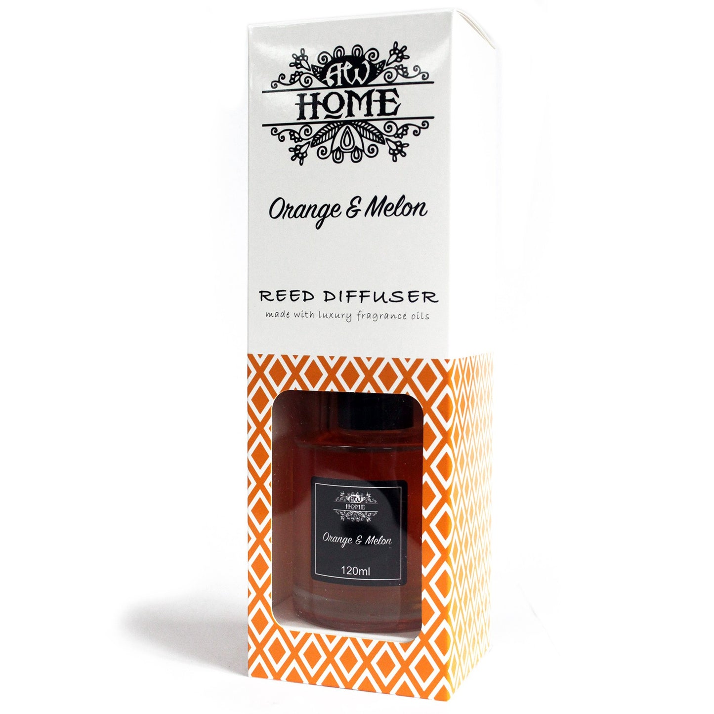 Orange & Melon Essential Oil Reed Diffuser – 120ml