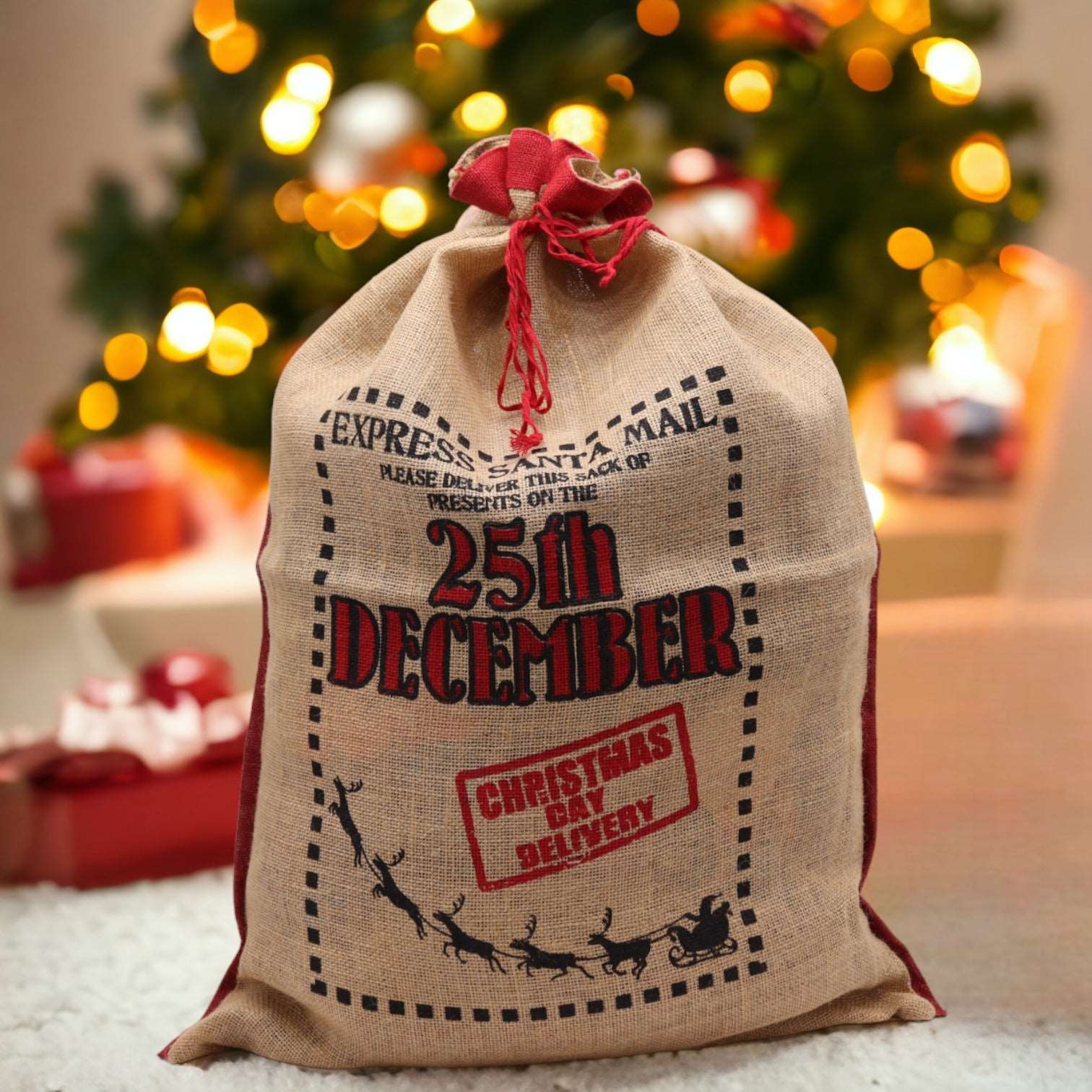 25th December Jute Sack