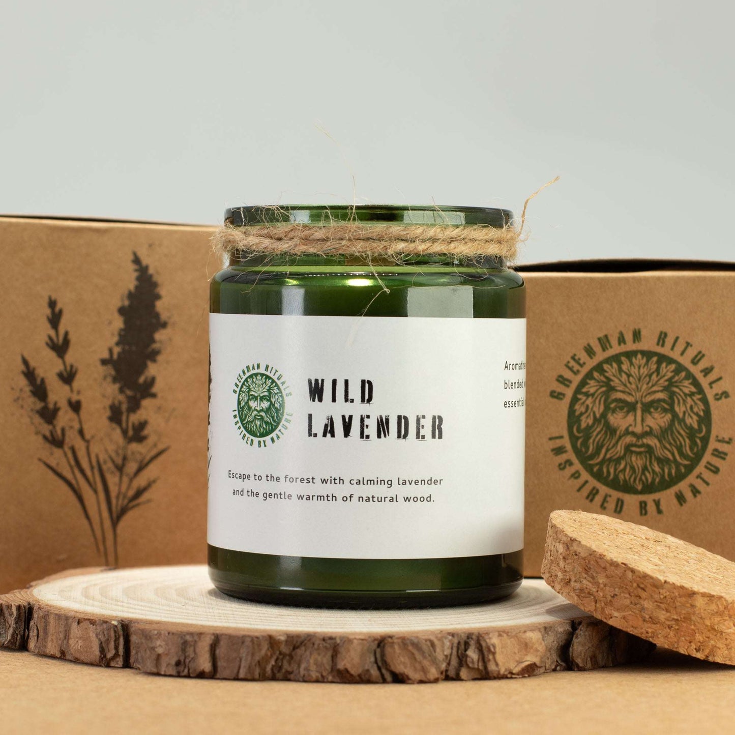 Wild Lavender Woodwick Soy Candle – 160g