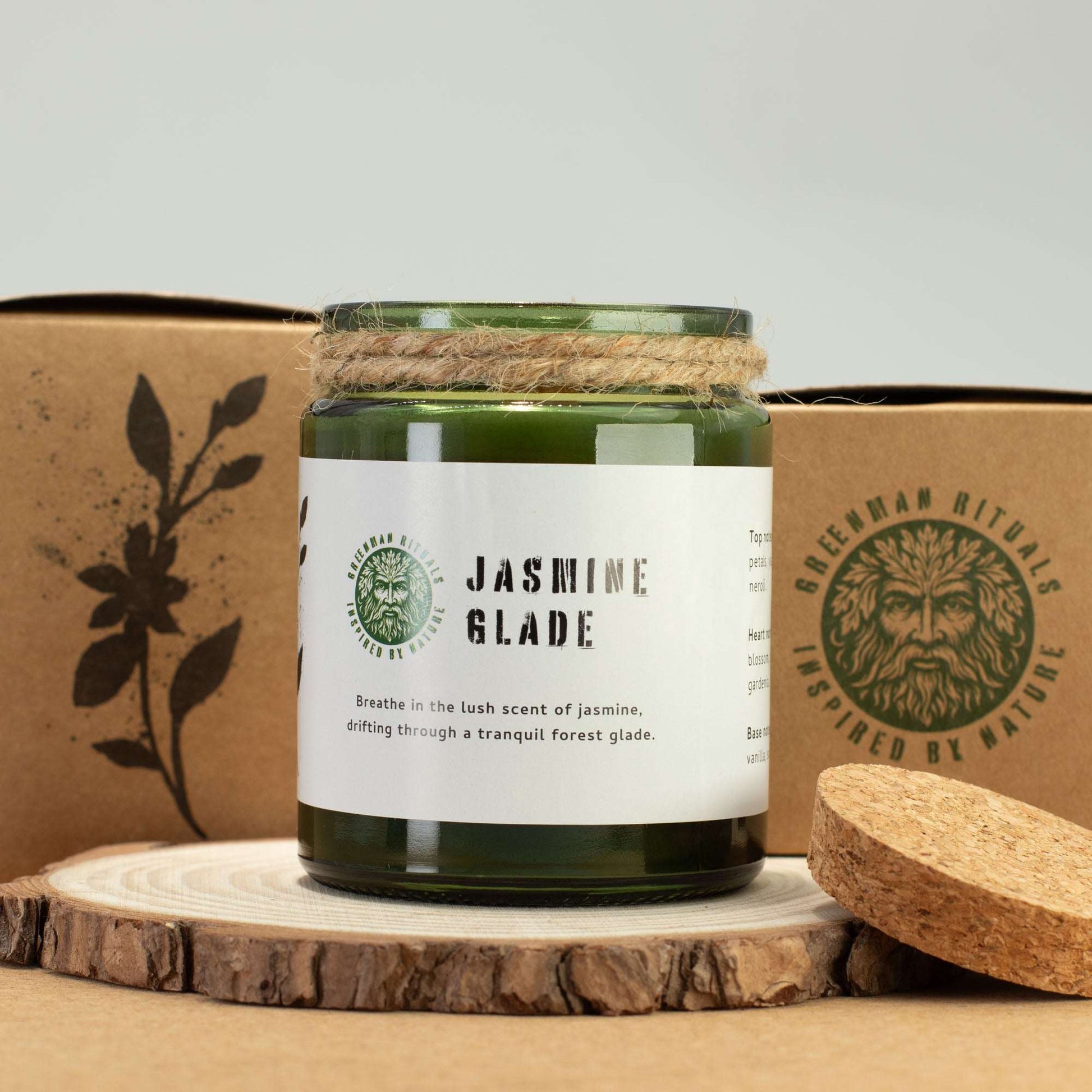 Jasmine Glade Woodwick Soy Candle – 160g