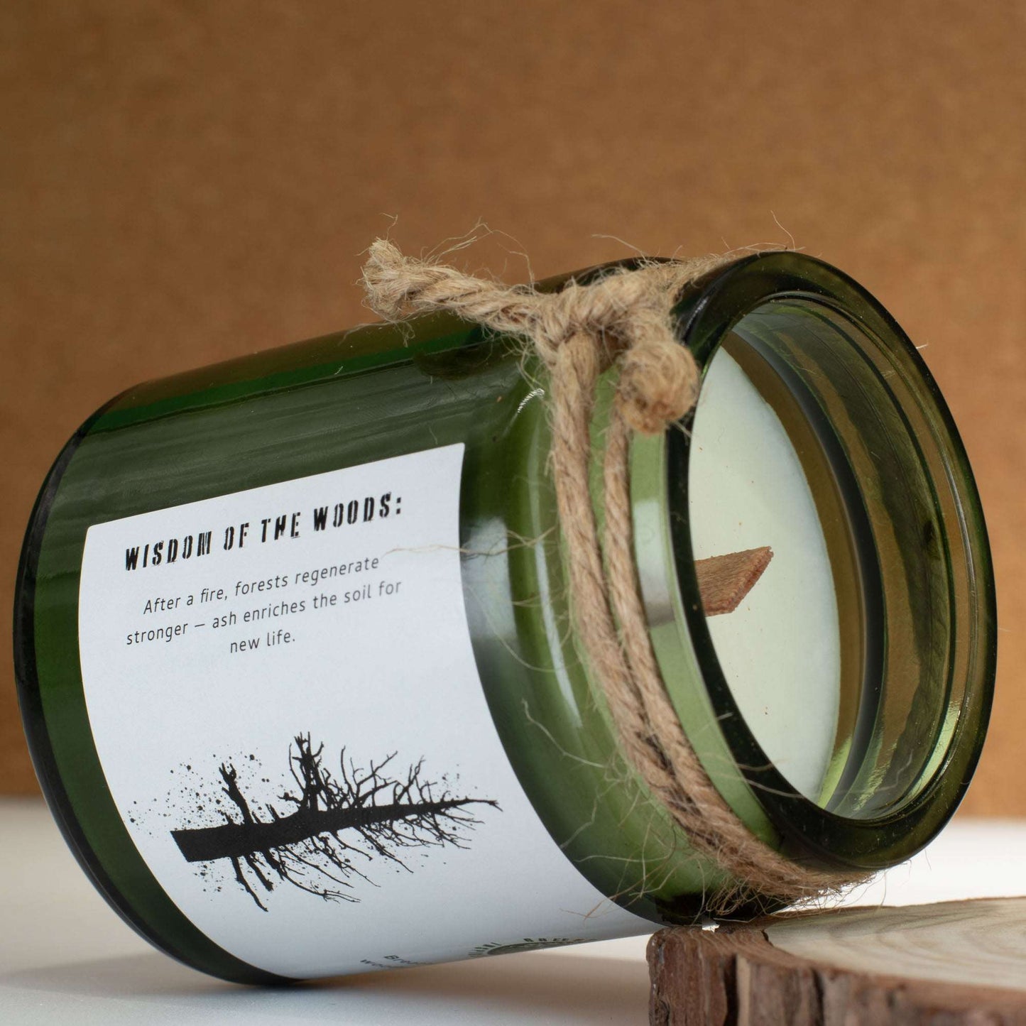 Ash & Woodsmoke Woodwick Soy Candle – 160g