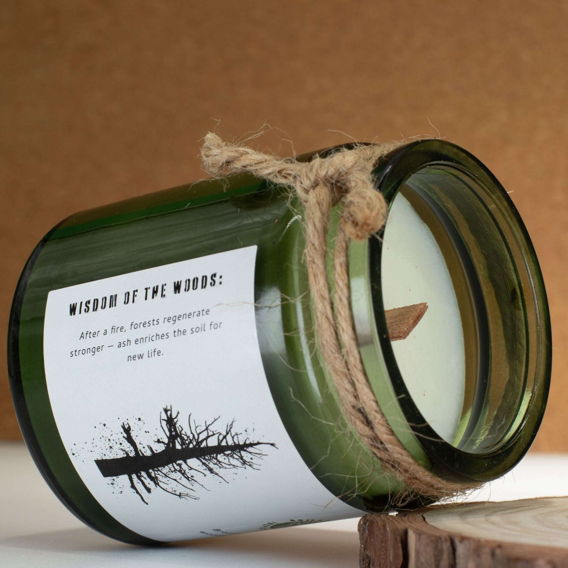 Ash & Woodsmoke Woodwick Soy Candle – 160g
