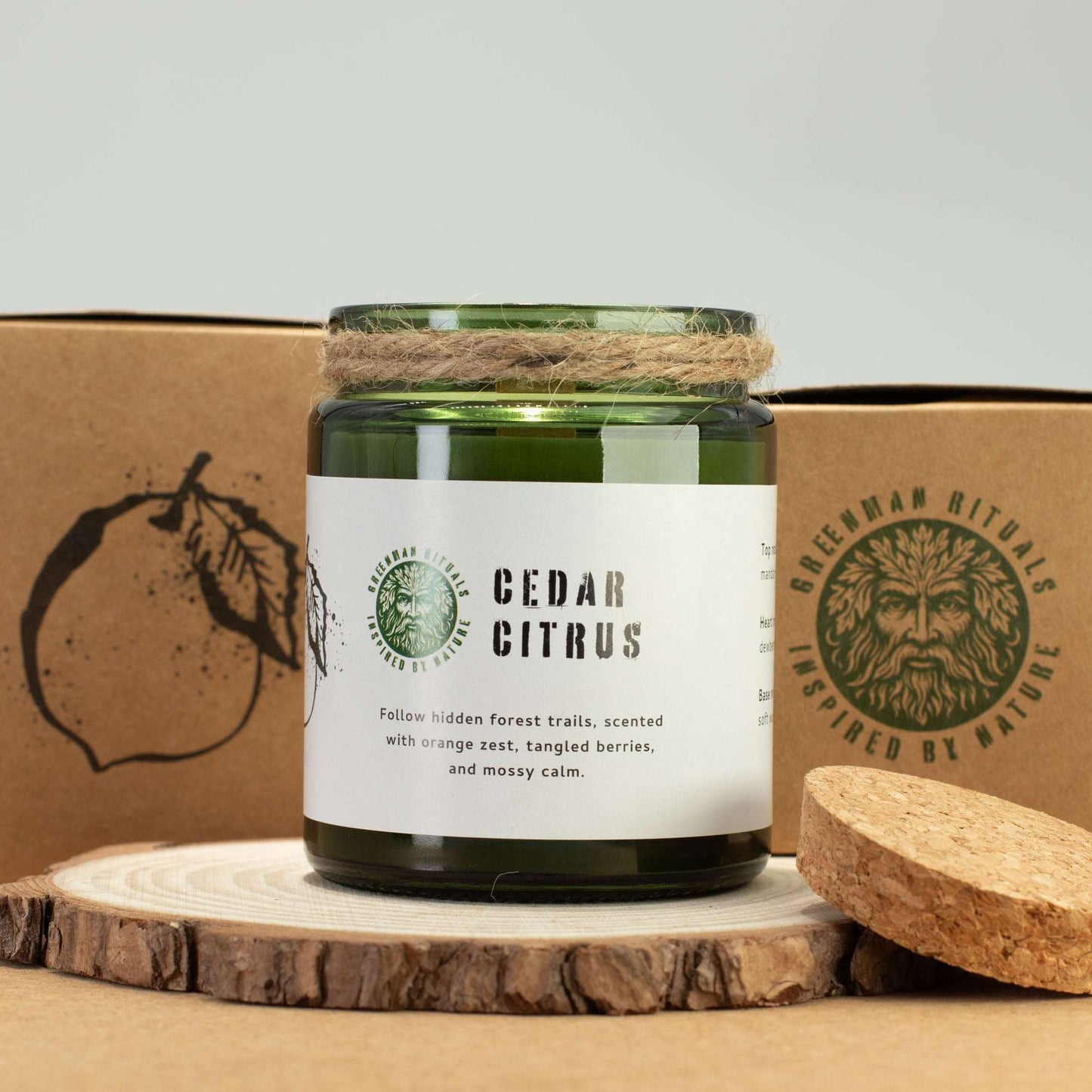 Cedar Citrus Woodwick Soy Candle – 160g